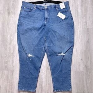 Calvin Klein Women's Plus Size NWT Slim Boyfriend Jeans 24W